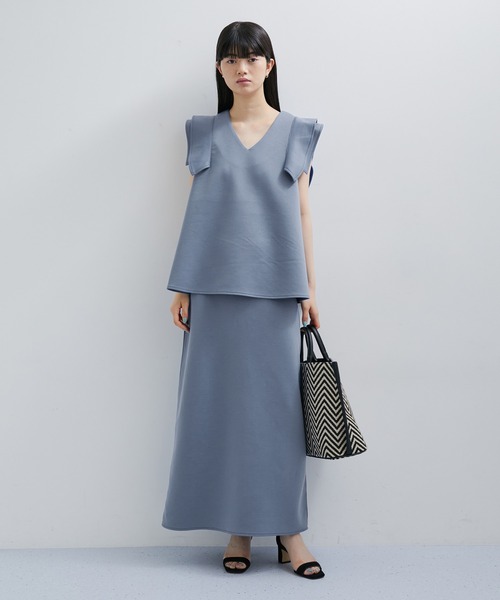 「ADAM ET ROPE'」 ノースリーブトップス FREE ブルー系その他4 レディース_画像7