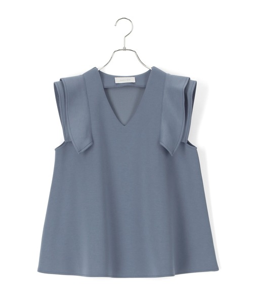 「ADAM ET ROPE'」 ノースリーブトップス FREE ブルー系その他4 レディース_画像9