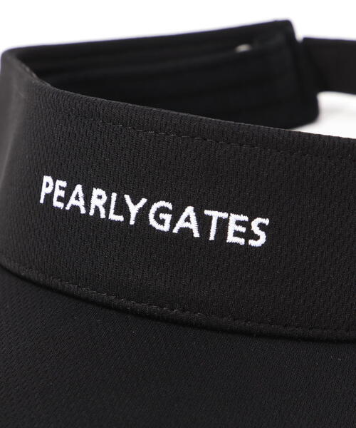 PEARLY GATES サンバイザー 「PEARLY GATES」シンプルツバ長