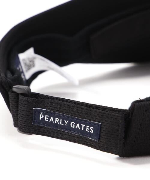 PEARLY GATES サンバイザー 「PEARLY GATES」シンプルツバ長