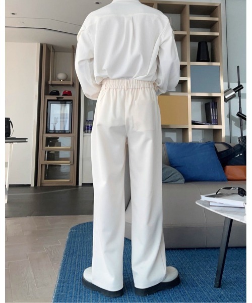 T-MAC ホワイトパンツ サイズ44 Otte パンツ クラシックワイドスラックス メンズ レディース