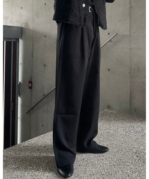Otte パンツ クラシックワイドスラックス メンズ レディース Otte パンツ クラシックワイドスラックス メンズ レディース