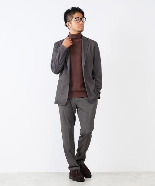 MEN'S MELROSE ジャケット テーラードジャケット プリントテック