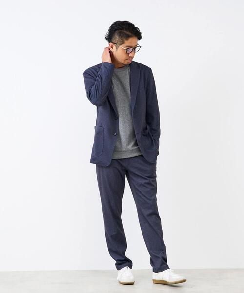 MEN'S MELROSE ジャケット テーラードジャケット プリントテック