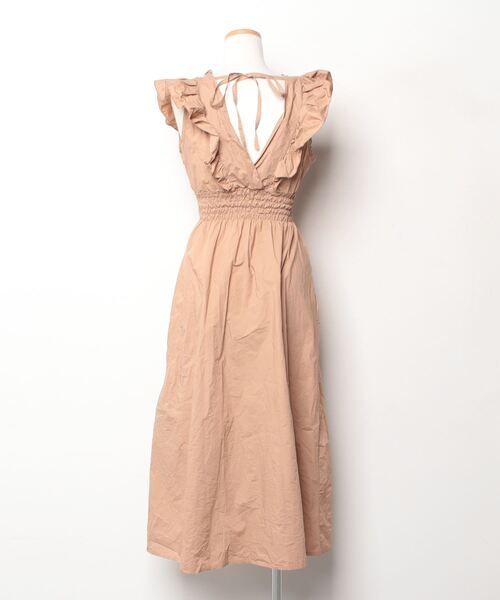 「RINASCIMENTO」 ノースリーブワンピース X-SMALL ブラウン レディース_画像2