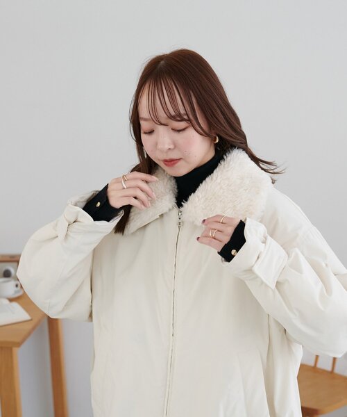Discoat（ディスコート） ブルゾン アウター 「ファー取り外し可能