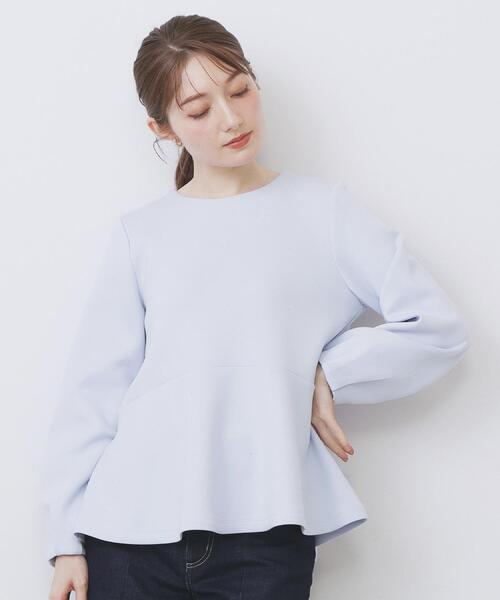 index（インデックス） tシャツ ジルコンペプラムトップス「洗濯機OK