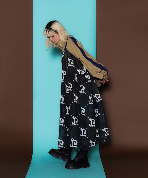 「PUNYUS」 ナイロンブルゾン 4 ブラック レディース_画像3