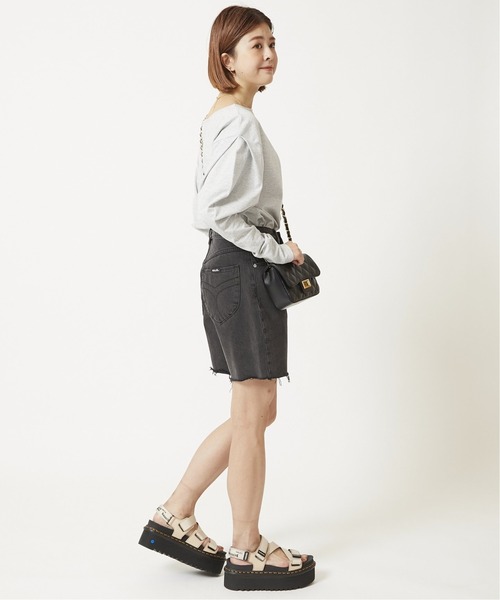 「U by SPICK&SPAN」 長袖カットソー FREE グレー レディース_画像5