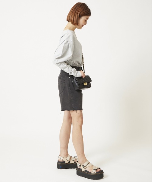 「U by SPICK&SPAN」 長袖カットソー FREE グレー レディース_画像6