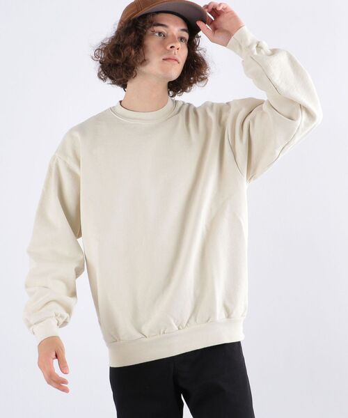 「LOS ANGELES APPAREL」 スウェットカットソー SMALL ワイン メンズ_画像6