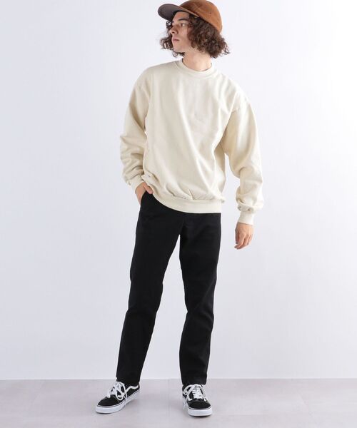 「LOS ANGELES APPAREL」 スウェットカットソー SMALL ワイン メンズ_画像9
