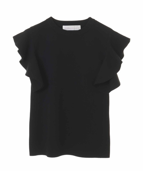 「31 Sons de mode」 ノースリーブニット 36 ライトグリーン レディース_画像3