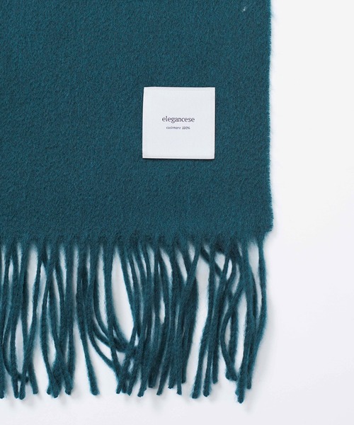 〈未使用〉elegancese STUNNING LURE 別注ストール Elegancese ストール マフラー 「別注」「elegancese」カシミヤ