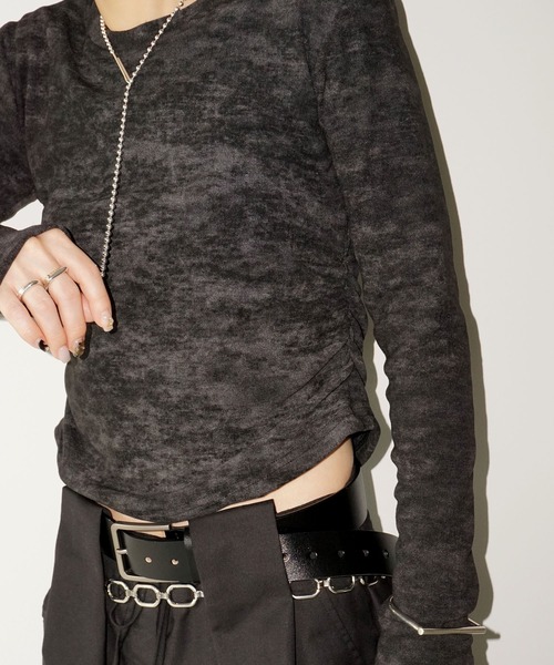 「chuclla」 長袖カットソー FREE グレー レディース_画像3