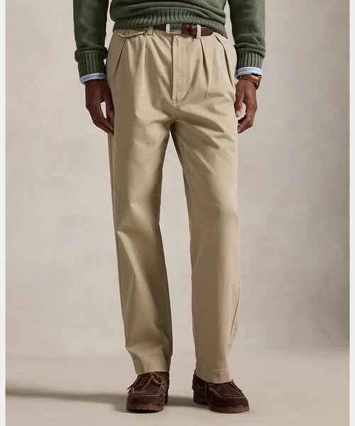 【サイズ32/30】ポロラルフローレン ホイットマン リラックスド チノパン ホイットマン リラックスド フィット プリーテッド チノ パンツ
