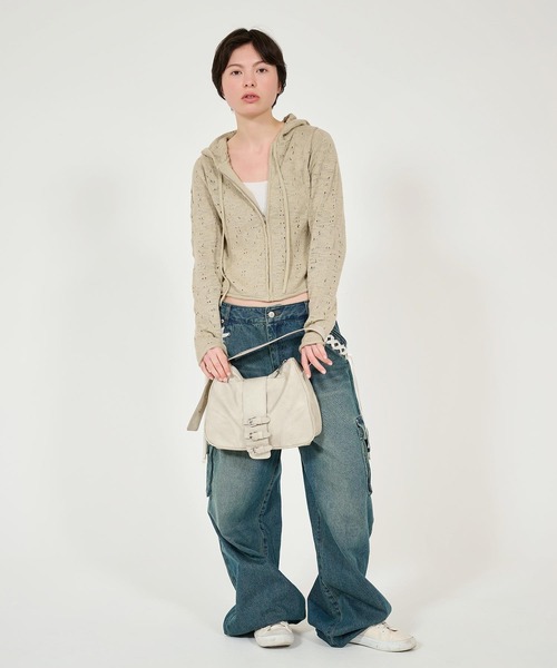 「TINA：JOJUN」 トートバッグ F ブラウン レディース_画像7