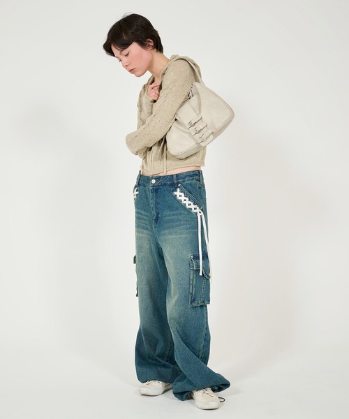 「TINA：JOJUN」 トートバッグ F ブラウン レディース_画像8