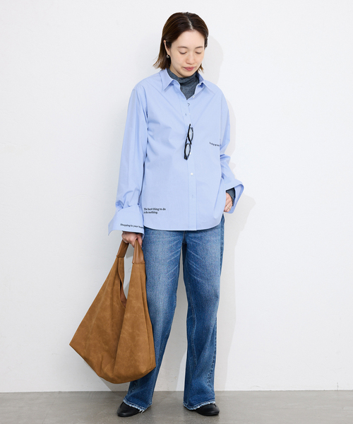 SLOBE IENA（スローブイエナ） ブラウス シャツ ホリデー刺繍シャツ