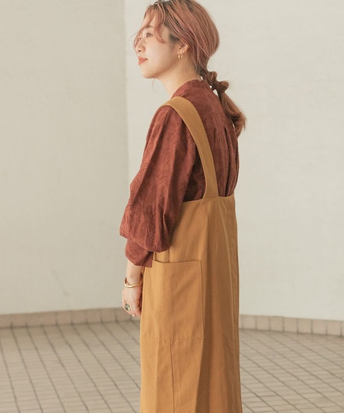 「ITEMS URBANRESEARCH」 サロペットスカート FREE ライトインディゴブルー レディース_画像8