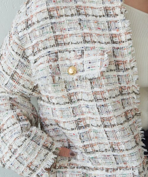 【25AW】新品　cygne シーニュ　ツイード　ジャケット シャギーツイードジャケット Yvonne｜Cygne(シーニュ) 公式サイト