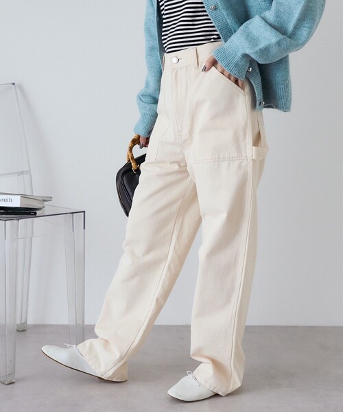 「FREAK'S STORE」 チノパンツ MEDIUM ブラック レディース_画像5