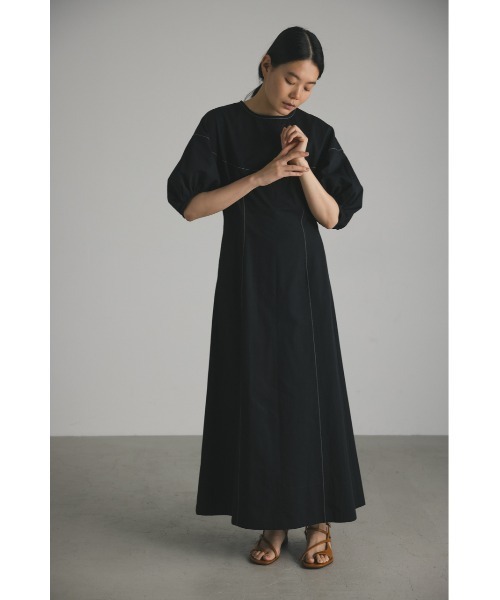 「STYLEMIXER」 半袖ワンピース MEDIUM グレー レディース_画像5