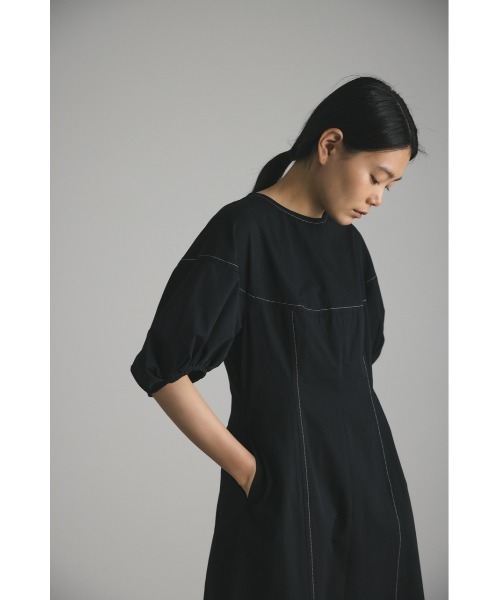 「STYLEMIXER」 半袖ワンピース MEDIUM グレー レディース_画像6