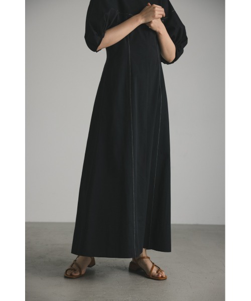 「STYLEMIXER」 半袖ワンピース MEDIUM グレー レディース_画像7