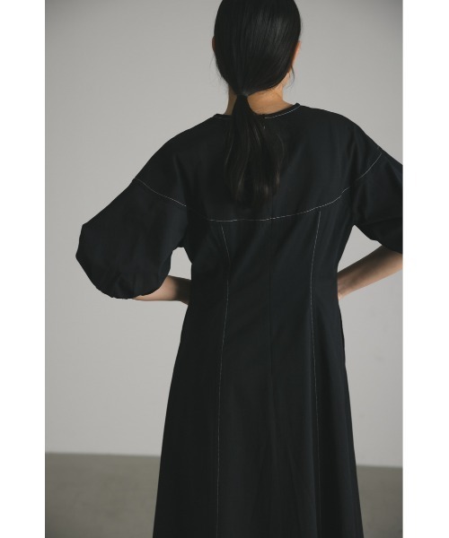 「STYLEMIXER」 半袖ワンピース MEDIUM グレー レディース_画像9