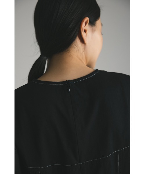 「STYLEMIXER」 半袖ワンピース MEDIUM グレー レディース_画像10