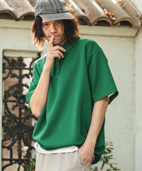 CAMBIO（カンビオ） ポロシャツ mhs2493- ドローコード付きダンボール