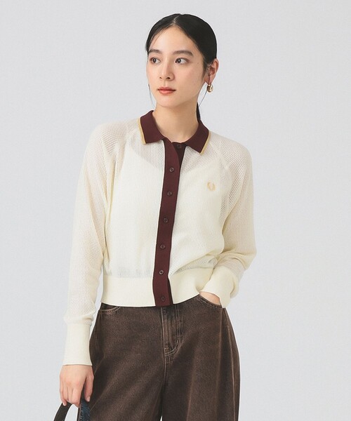 FRED PERRY（フレッドペリー） カーディガン 「別注」FRED PERRY / RIB