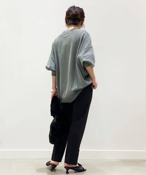 「AP STUDIO」 スラックス 38 ブラック レディース_画像2