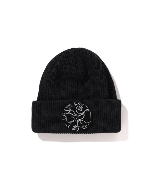 A BATHING APE（アベイシングエイプ） ニットキャップ FREE ブラック