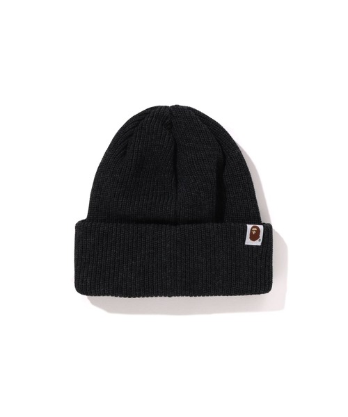 A BATHING APE（アベイシングエイプ） ニットキャップ FREE ブラック