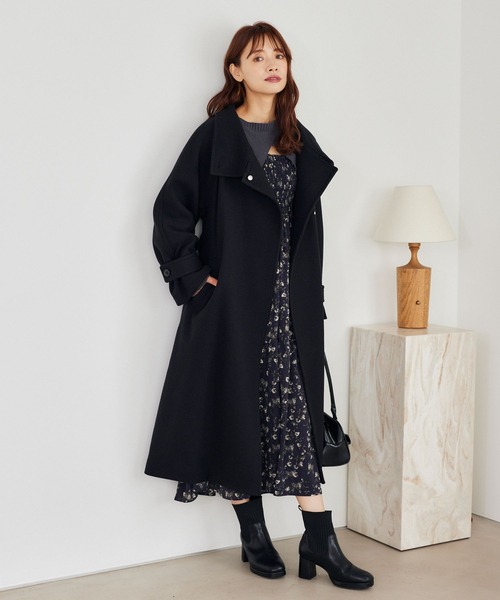 「mysty woman」 コンビワンピース FREE ベージュ レディース_画像2