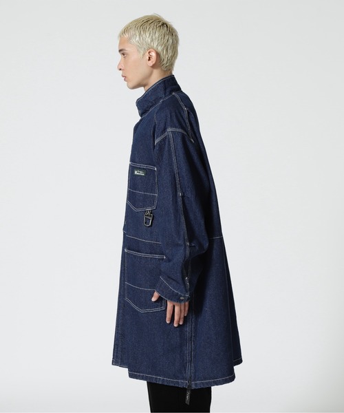 「MANASTASH」 コート L モカ メンズ_画像4