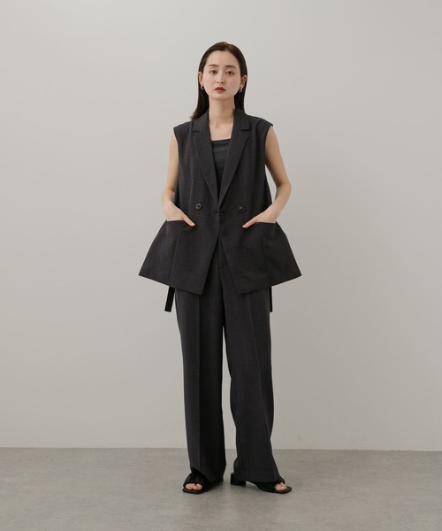 「SENSE OF PLACE by URBAN RESEARCH」 パンツ X-SMALL ネイビー レディース_画像5