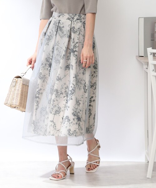 「couture brooch」 フレアスカート 38 ブラック レディース_画像5