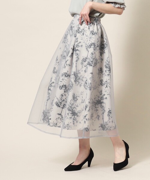 「couture brooch」 フレアスカート 38 ブラック レディース_画像8