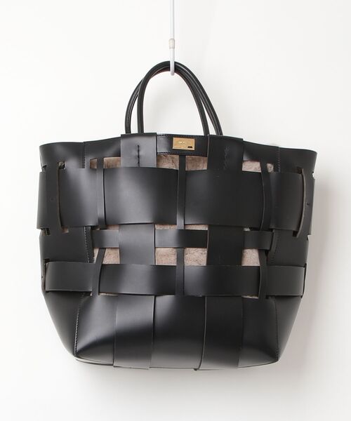 【極美品】 ZANCHETTI ザンチェッティ マーケットバッグ 黒 人気 Zanchetti（ザンケッティ） ハンドバッグ - ブラック レディース
