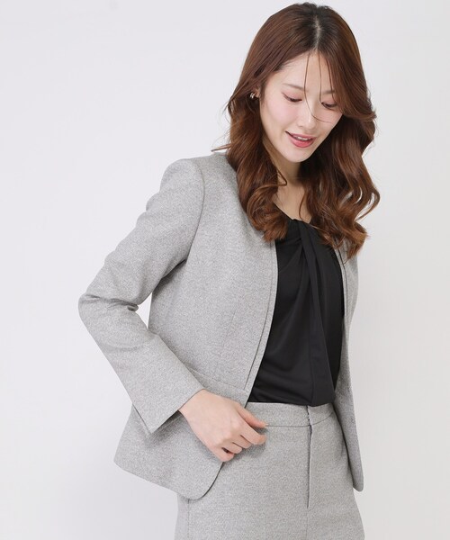 COUP DE CHANCE（クードシャンス） ジャケット ノーカラージャケット