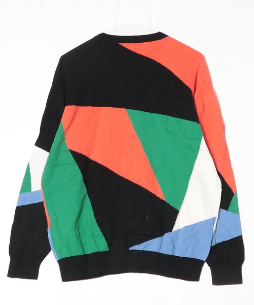 「Journal Standard TRISECT」 長袖ニット LARGE ブラック メンズ_画像2