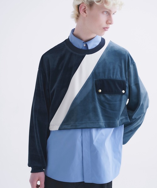 CULLNI（クルニ） 長袖Tシャツ 2 ネイビー メンズ : ZOZOTOWN Yahoo!店