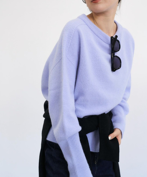 IENA（イエナ） 長袖ニット - ブルー レディース : ZOZOTOWN Yahoo!店