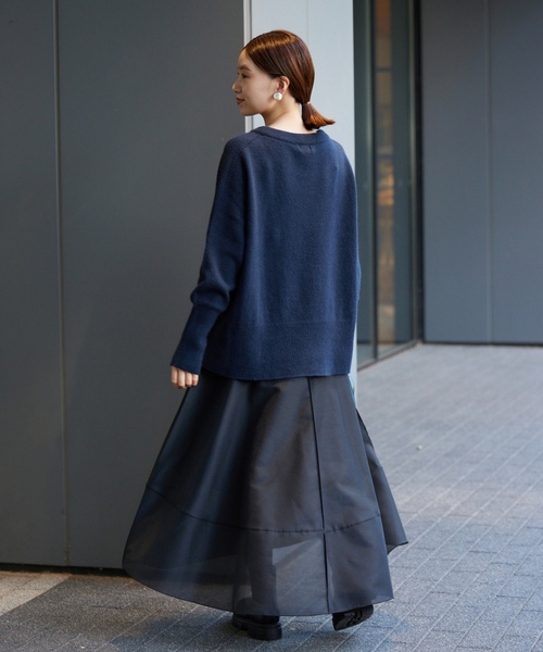 新品タグ付き 定価15120円⭐️IENA / イエナ 長袖ニット ネイビー IENA（イエナ） 長袖ニット - ブルー レディース : ZOZOTOWN Yahoo!店