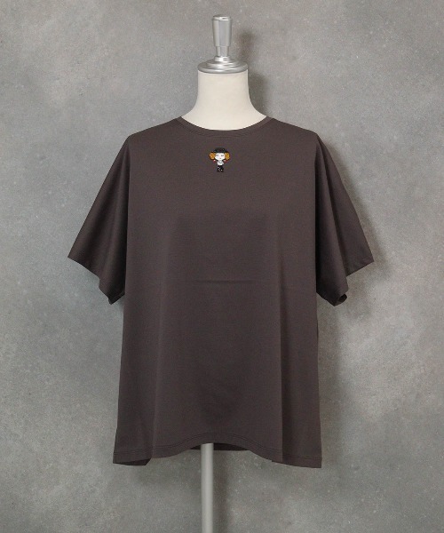 STUDIO PICONE（スタジオピッコーネ） tシャツ 半袖 コットン混ビーズ