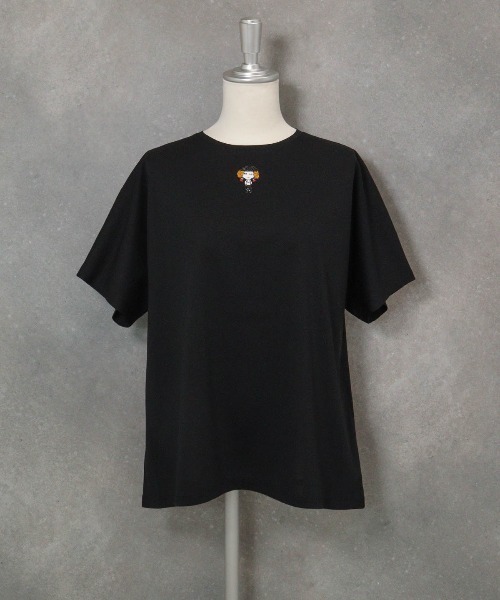 STUDIO PICONE（スタジオピッコーネ） tシャツ 半袖 コットン混ビーズ