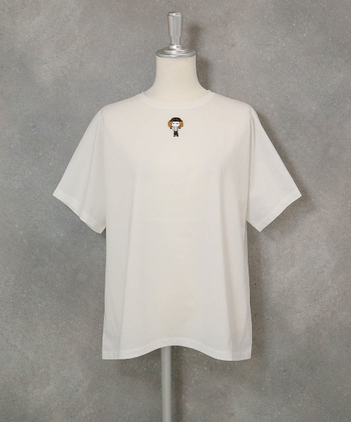 STUDIO PICONE（スタジオピッコーネ） tシャツ 半袖 コットン混ビーズ